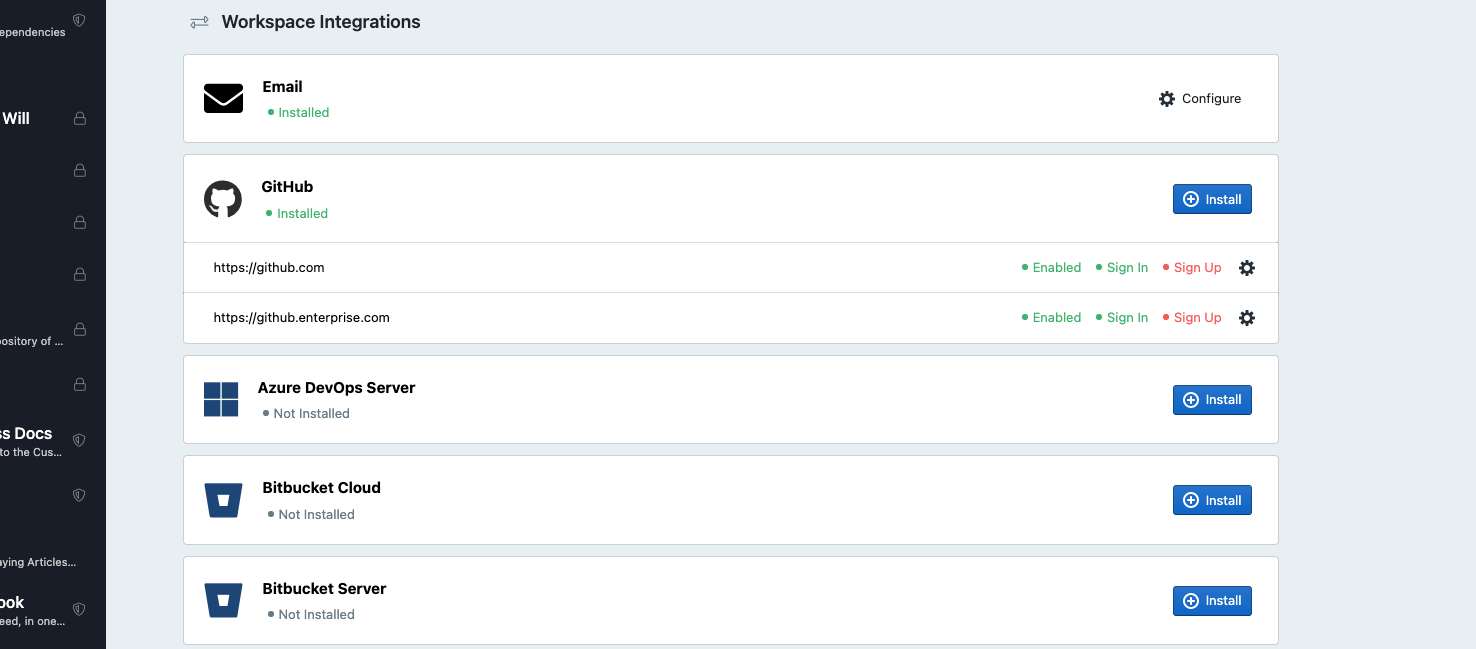 Configure multiple integrations from the same provider Stoplight Platform Product Roadmap
